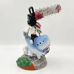 25cm Chainsaw Man Statue Denji Resin Model