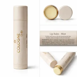 Hydrating Vanilla Mint Lip Balm | Moisturizing Lip Care for Dry & Chapped Lips | Smooth Nourishing Formula