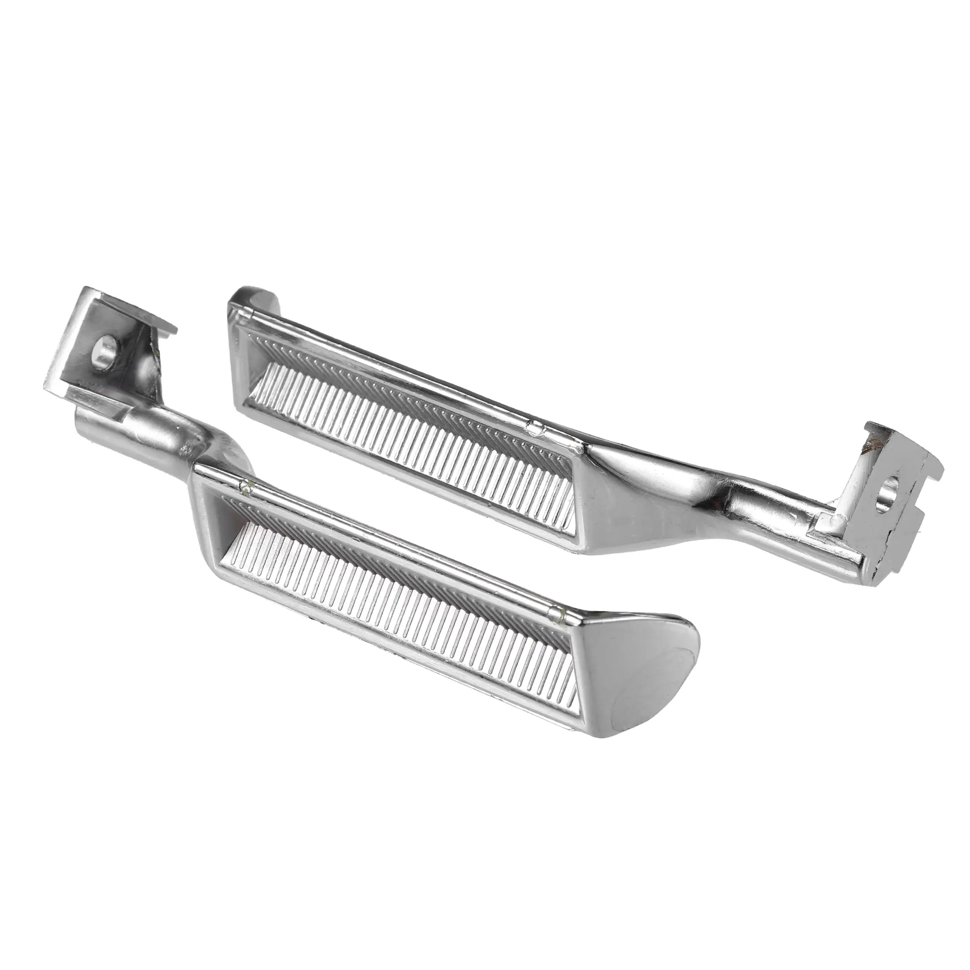 2 Pcs Left Driver & Right Passenger Side Automotive Interior Door Handle Compatible for Ford Bronco F150 F250 1987-1996, Durable Metal Silver Tone