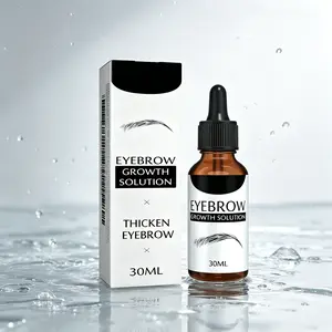Thicker, Fuller Eyebrows in Weeks – Eyebrow Growth Solution 30ml – Helps Grow Sparse Brows, Fills Patchy Areas & Darkens Strands – Natural Hair Growth Serum – Daily Brow Care