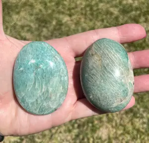 Amazonite Crystal Palmstone Large