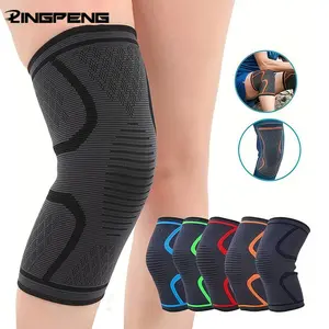 Elastic Nylon Sports Knee Brace for Fitness Training, Home Gym Equipment for Running Cycling, Leg Exercise Gear for Men Women