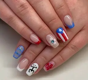 Puerto Rico Press On Nails