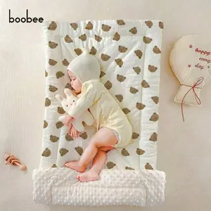 Baby Bed Mattress Pad, Soft Plush Material, Warm and Washable, Dual-Sided Use, Perfect Baby Shower Gift, Room Essentials, Multipurpose Comfy Bedding