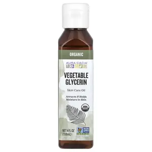 Aura Cacia Organic, Skin Care Oil, Vegetable Glycerin, 4 fl oz (118 ml)