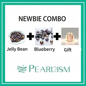 【Pearlism】Newbie Combo B-- Jelly Bean pearls and Blueberry Pearls Freshwater Pearl Loose Pearl
