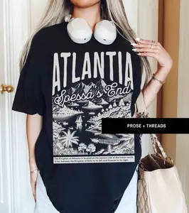 Atlantia T-Shirt From Blood And Ash FBAA Atlantia Casteel Da'Neer Poppy Balfour Bookish Merch Murderous Little Creature Poppy Bookstagram