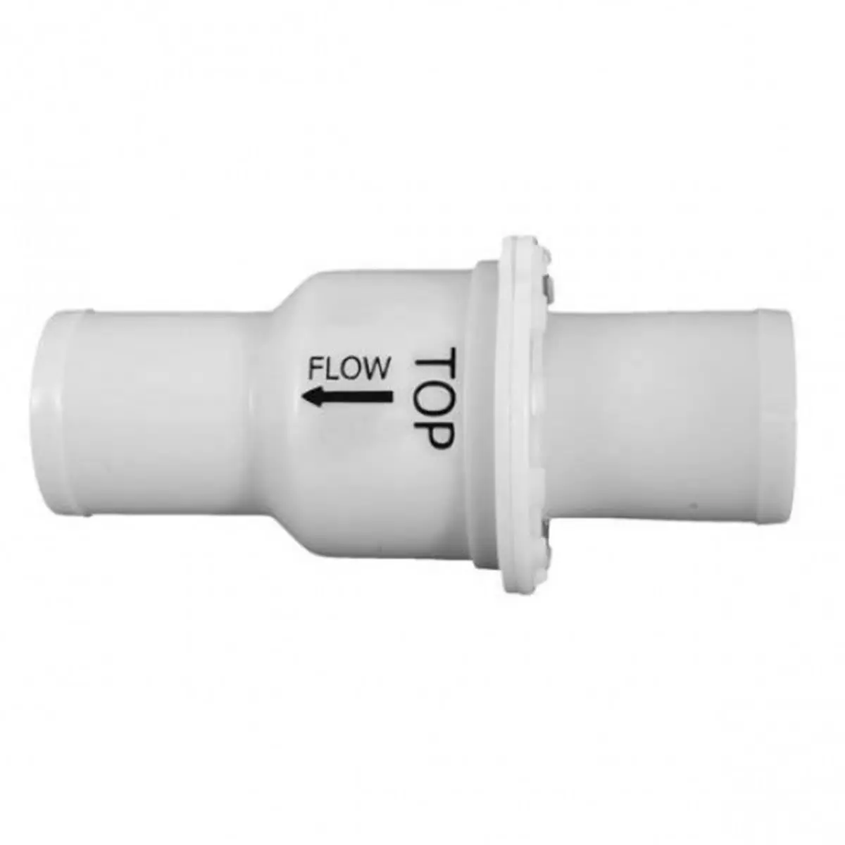 212 MAIN Marine Check Inlet Valve for 1-1/2 Inch Fill Hose, Ethanol-Compatible Flow Control, Durable and Reliable for Auto Users, Water Sports & Marine Fuel Systems, White