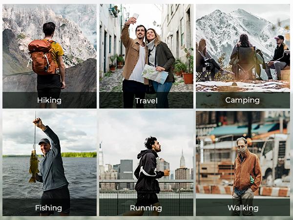 FitVille Men's Low-Top LugMax Hiking Shoes V2 shoe casual training Outdoor Sneakers Trail Running Outdoorfun