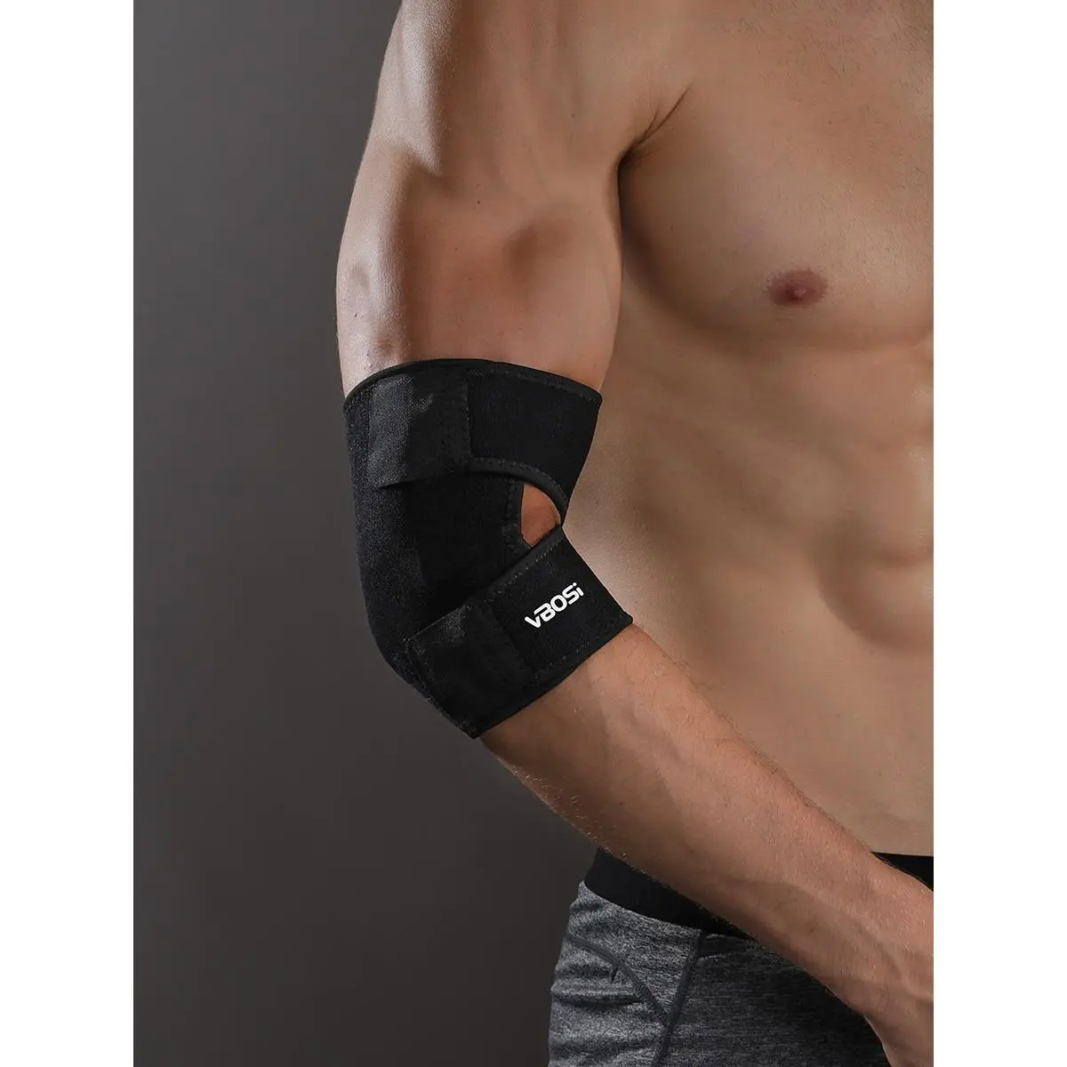 Sports elbow brace outdoor sports compression protector for weightlifting, cycling, tennis, badminton, and basketball