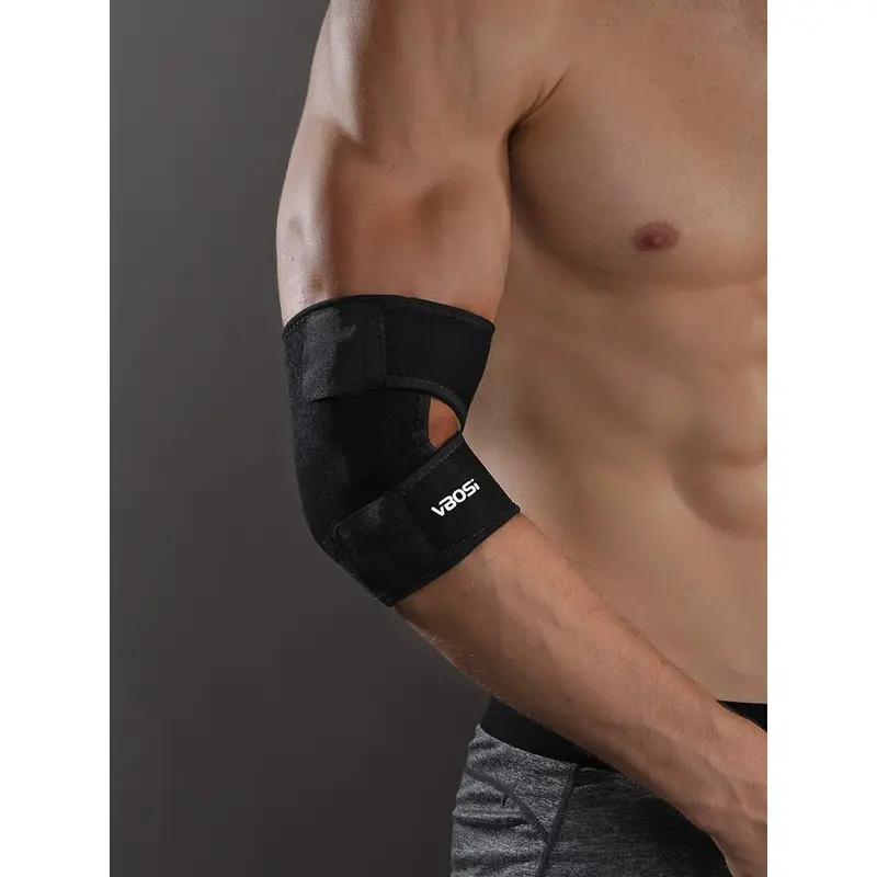 Sports elbow brace outdoor sports compression protector for weightlifting, cycling, tennis, badminton, and basketball
