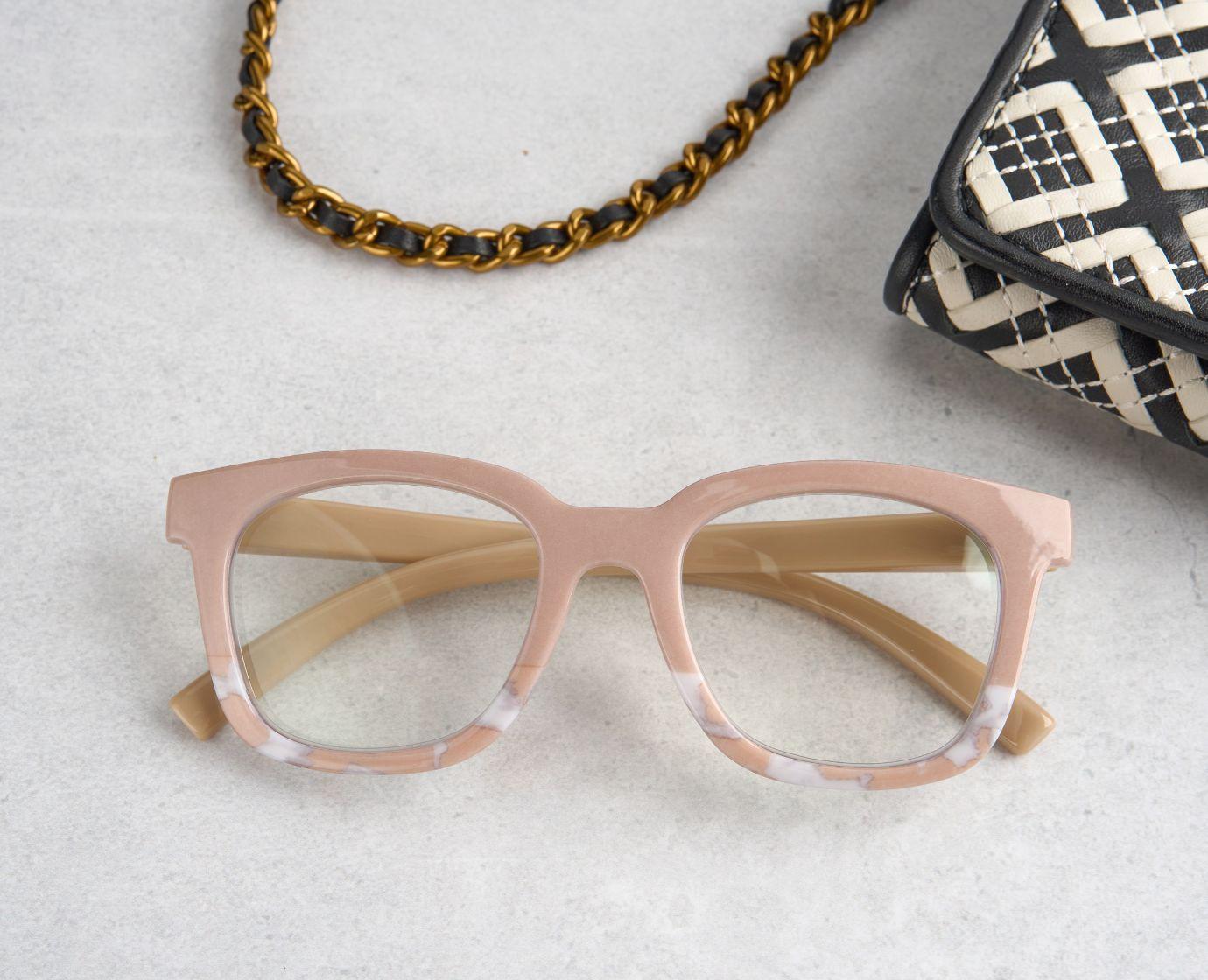 Peepers To the Max Durable Lightweight Square Blue Light Filtering Men and Women's Fashion Eyewear