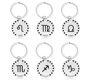 Zodiac Sign Keychains | 12 Astrology Designs | Gold, Silver & Black Options | Star Sign Gift | Trendy Accessories for Her | Astrology Gifts | Aries Taurus Gemini Cancer Leo Virgo Libra Scorpio Sagittarius Capricorn Aquarius Pisces