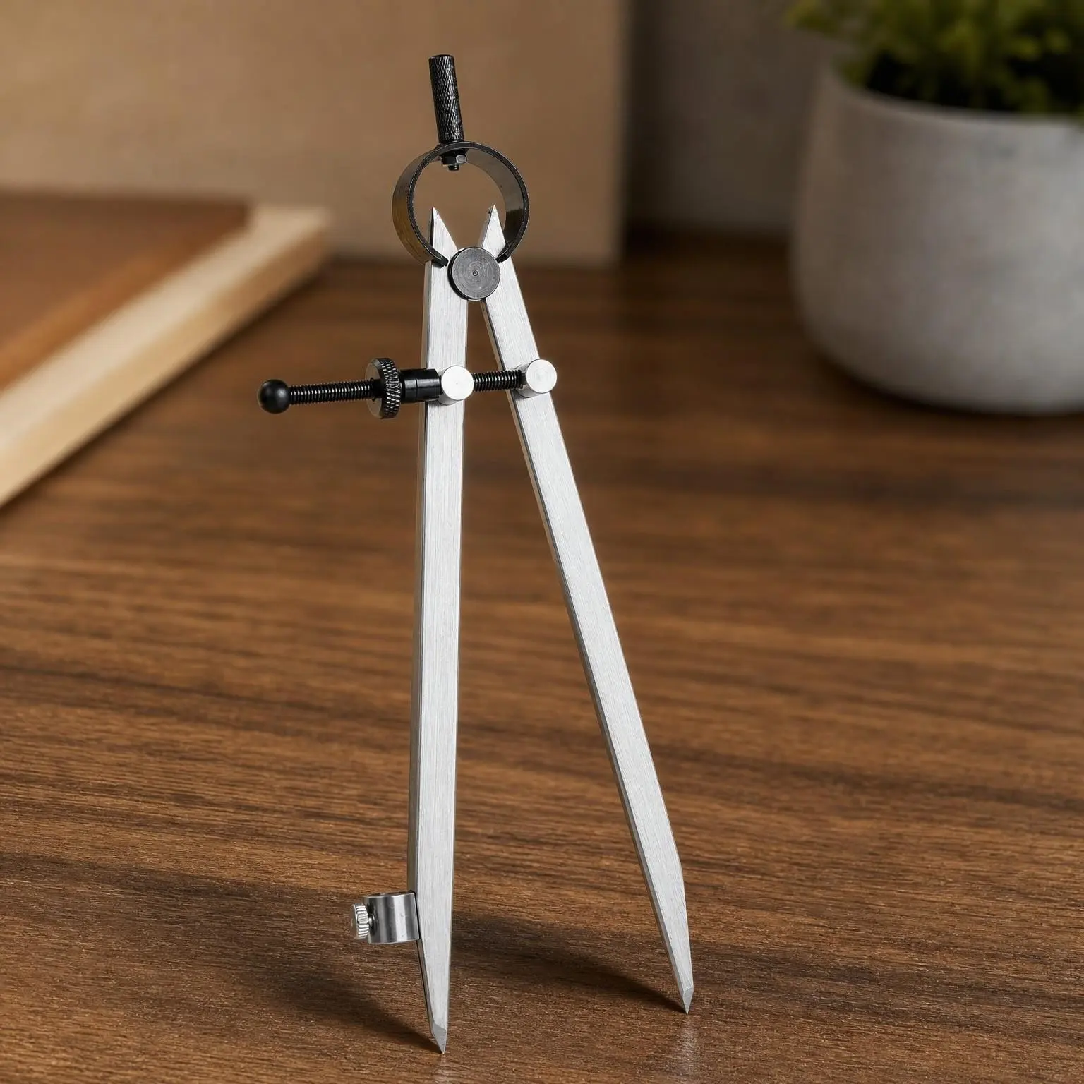 Professional Compass with Lock, Pencil Compass