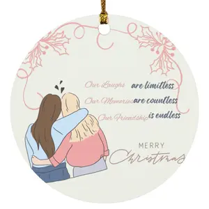 Best Friends SUBORNC Circle Ornament