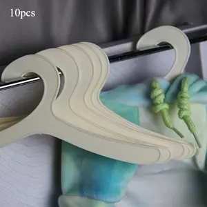 10pcs Durable Plastic Hangers for Pet Clothes - Keep Your Furry pets Apparel Organized and Tidy