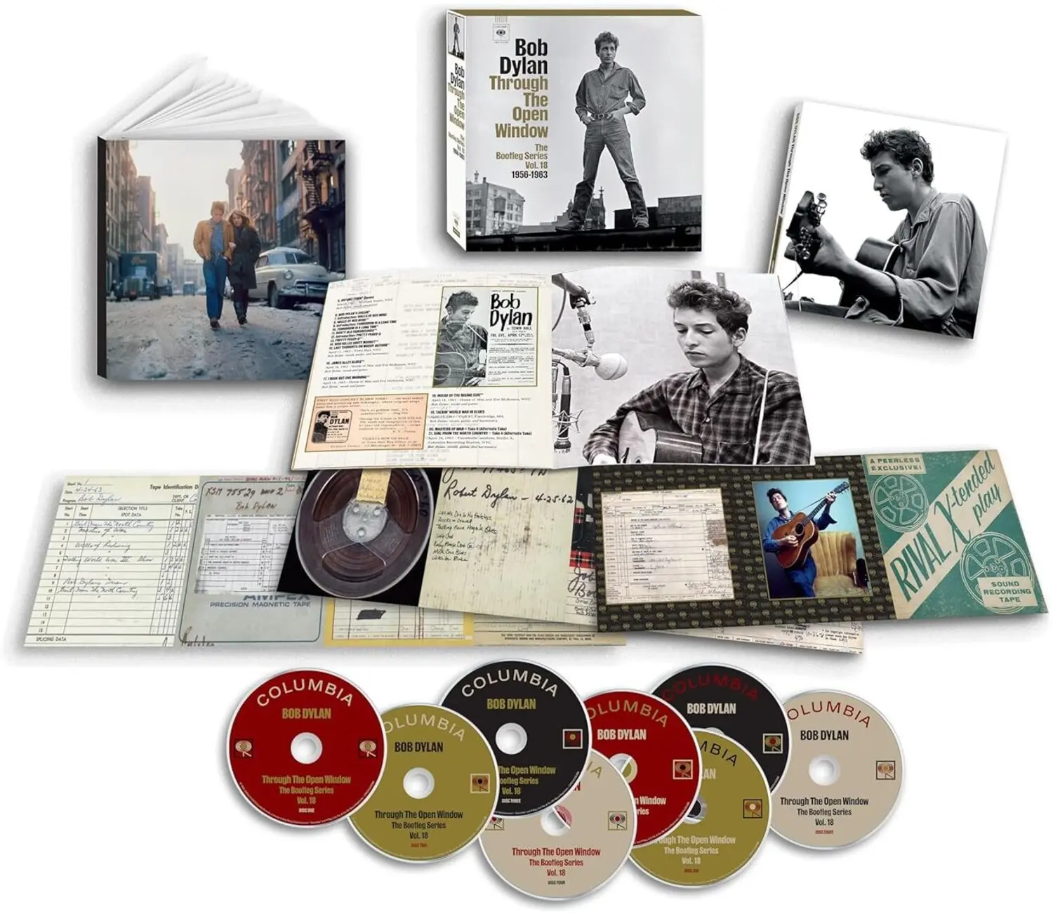 Bob Dylan - Through the Open Window: The Bootleg Series Vol. 18 1956-1963  [COMPACT DISC - CD] Boxed Set, Deluxe Ed, Photos, With Book