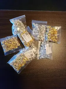 Donut Spacers - Silver and Gold