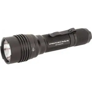 Streamlight White LED Bulb, 750 Lumens, Industrial/Tactical Flashlight Black Aluminum Body, 2 CR123A Lithium Batteries Included 88040