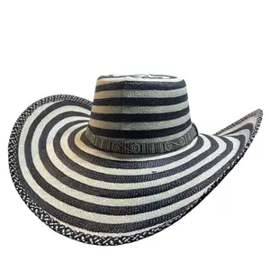 Vallenato Zebra Style | Sombrero Colombiano Water-Resistant, Ideal for Beach, Festival, and Daily Wear