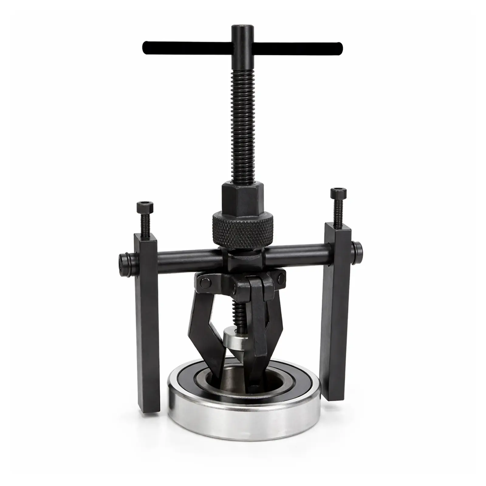 3 Jaw Inner Bearing Puller Set, 0.7" to 1.5" Internal Blind Hole Bearing Removal Tool Kit, Heavy Duty Bushing Gear & Pilot Bearing Extractor for Motorcycle, Car, SUV, Flywheel, Generator