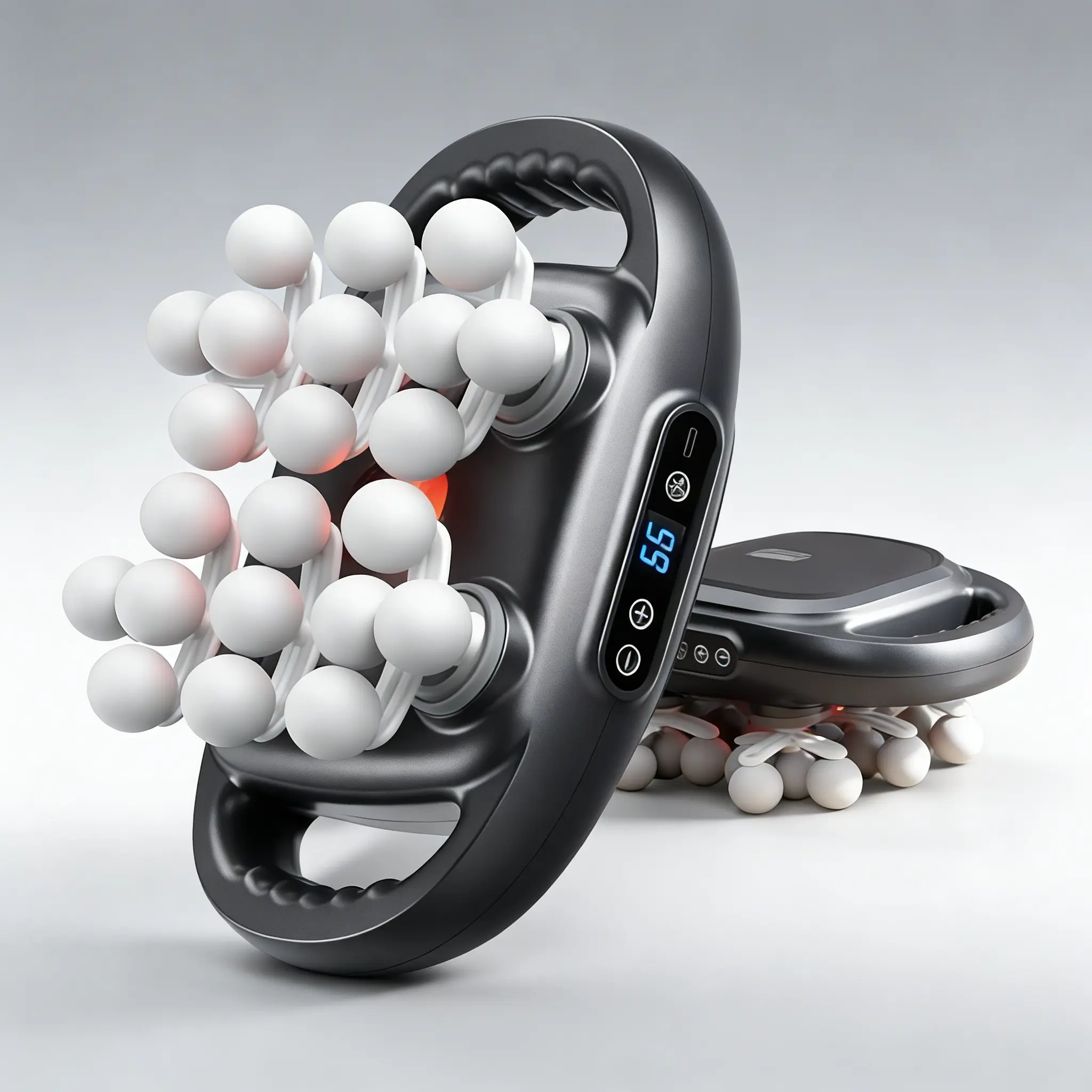 16-Head Electric Muscle Massager, Portable Handheld Design, Ideal for Home & Travel Use, Enhances Muscle Relief, Portable Muscle Massagers