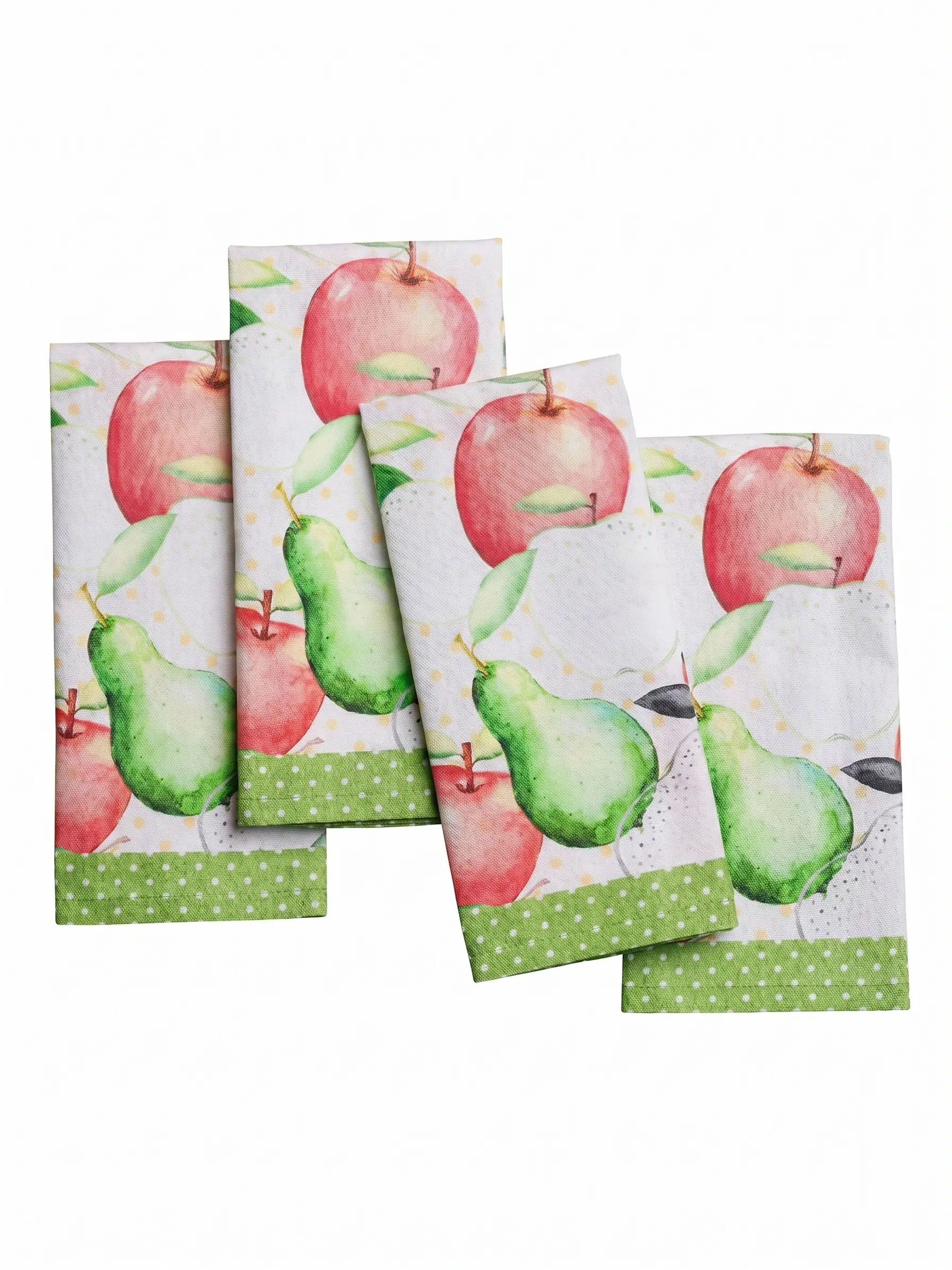 Maison d'Hermine Cute 100% Cotton Cloth Napkins - Traditional European Tableware, Durable Reusable Washable Square Napkins for Easter, Happy Florals - High Summer Poppy Citrus Cakes Dinners