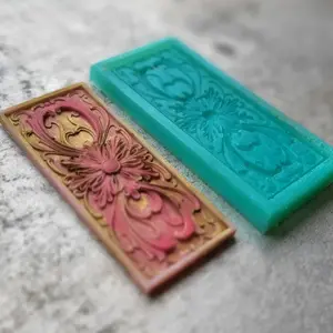 Filigree Candyvbar Silicone Mold (design 1)