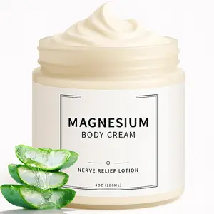 Nerve Relief Cream Nerve Relief Lotion with Magnesium Neuropathy Cream with Magnesium Chloride and Pure Ingredients for Foot & Leg Care Fast-Absorbing Non-Greasy Formula