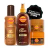 Seasonal Stock-Up Tanning Multi-Pack Beauty Products - Skin-Nourishing, Moisturizing Self-Care Set with Golden Moisturizer, Mini Intensive Gel, Mini Calming Shimmer Gel, Turbo Tan Intensifier, Full Coconut Bronze Oil Spray, Bronze Glow, Self Care