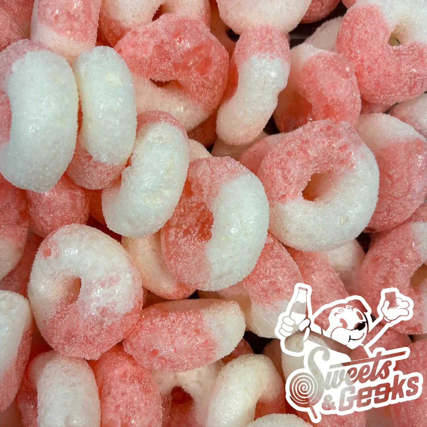 Freeze Dried Watermelon Rings 3.1oz Peg Bag