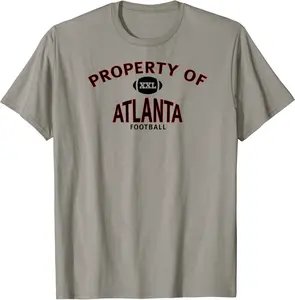 Property of Atlanta Football XXL T-Shirt - Elizabethtej Shop 18AB07YNLKMSM