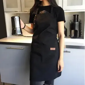 Fashion Canvas Kitchen Apron, Unisex, Ideal for Chefs, BBQ Shops, Restaurants, Bars, Stores, Cafes, Nail Salons, Beauty Spas