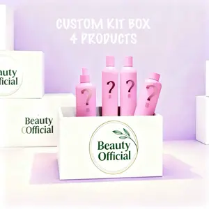 Beauty Official Custom Kit Box - Build Your Own Box with 4 Personalized Hair Care Products, personaliza tu propia caja con 4 productos