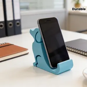 Dog-shaped Phone Stand, Featuring a Creative and Adorable Design. Suitable for Universal Desktop Phone Placement, an Ideal Choice for Gift Shoppers, a Fun Home Decoration, Made of Durable Material