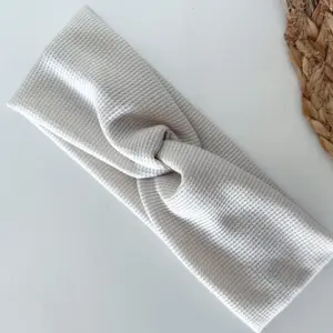 Ivory Ribbed Headband