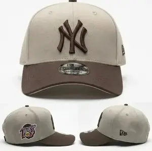 New Era New York Yankees 9FORTY A-Frame Snapback Hat – White Crown Red Brim – Adjustable MLB Baseball Cap – Streetwear Unisex Summer Edition