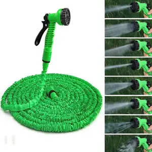 Universal Expandable Garden Hose Flexible Durable Expandable Magic Hose Triple Layer Latex Core Retractable