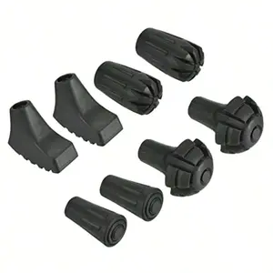 Trekking Pole Tips Accessories Set 8 Pack Hiking Stick Tip Protectors Replacement Cap Ends For Outdoor Climbing Ski Poles
