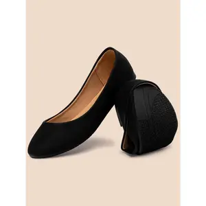 WomenComfortFlatsRoundToeBalletFlatsSlipOnWalkingFlatShoes