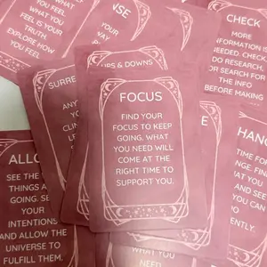daily recommendation oracle cards 45 card Deck English Version meaning Family Party Board Game Oracle Cards Divination Fate Card