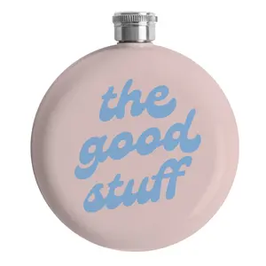 Good Stuff 5 oz Stainless Steel Pocket/Purse Flask Drinkware Hip Flask Portable Stylish Beverage Dispenser