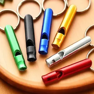 Multifunctional Whistle Keychain, Portable Emergency Survival & Safety Alarm for Outdoor Adventures, Hiking, Camping, Fishing. High-Pitched Loud Rescue Whistle, Ideal Gift for Sports Enthusiasts.