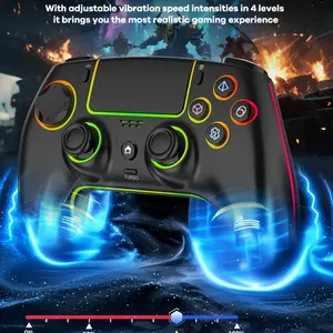 Wireless Hall PS5/PRO No Stick Drift Controller for PS5, PC, Mac, Steam Deck & Mobile - Bluetooth 5.0 Gamepad with Hall Effect Sticks, Touchpad, 6-Axis Gyro, Turbo,3.5mm Jack & Charging Cable