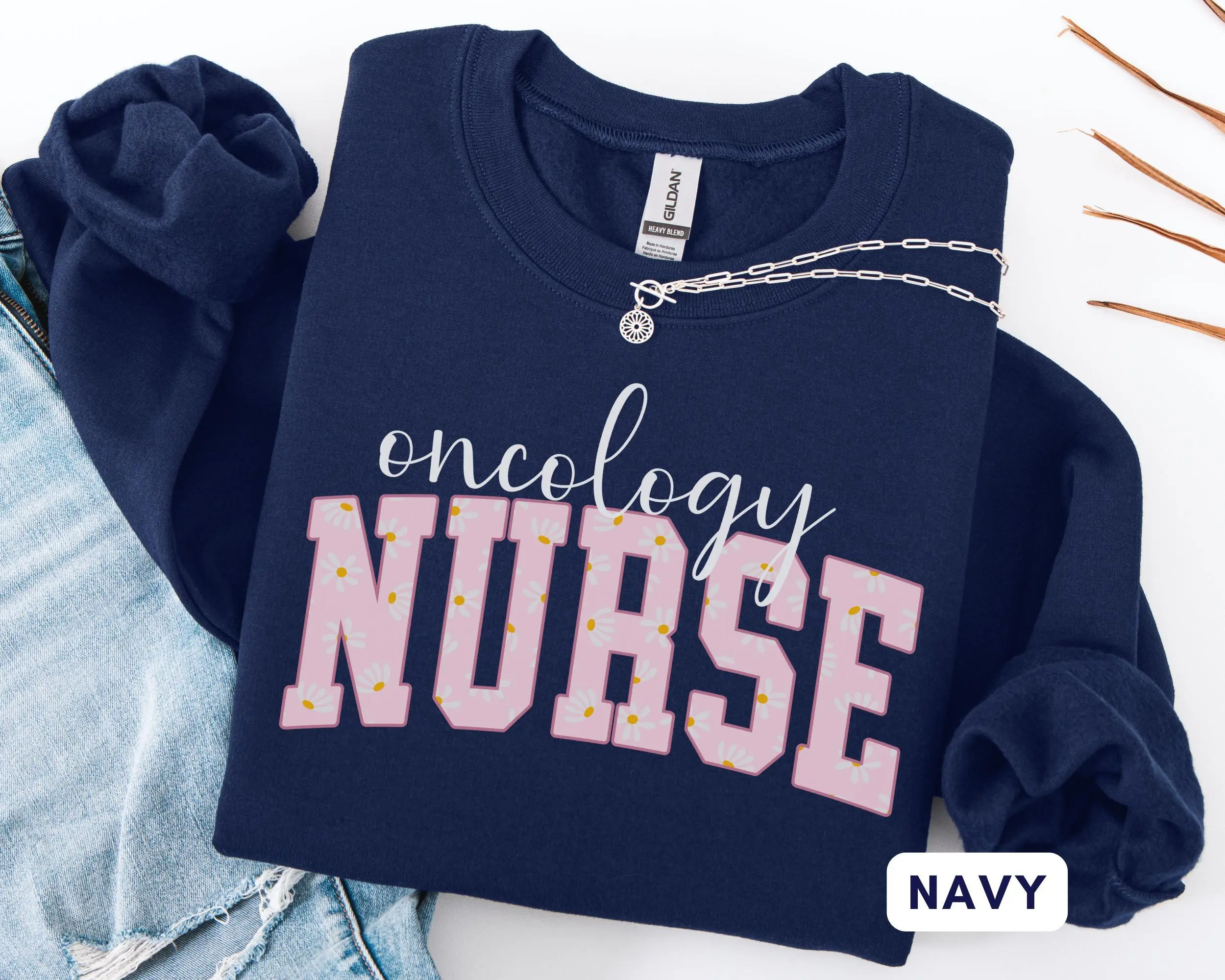 Oncology Nurse RN Short Sleeved T-SHIRT / Sweatshirt , ONC Nurse , Hem Onc Nurse, Peds Onc Nurse t-shirt , Nurse Practitioner Crewneck Sleeve