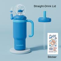 Blue + direct-drink straw tip