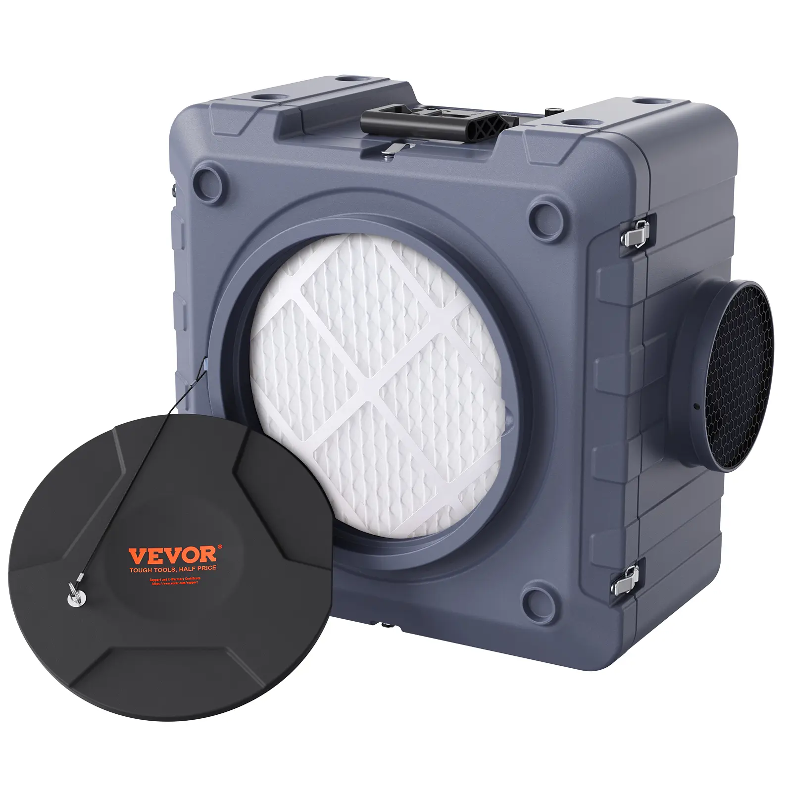 【summerfinds】VEVOR Air Scrubber with 3-Stage Filtration, Stackable Negative Air Machine 550 CFM, Air Cleaner with MERV10, Carbon, H13 HEPA, for Home, Industrial and Commercial Use