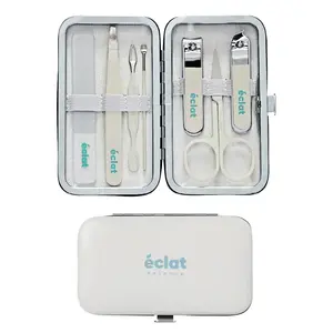éclat All-in-One Manicure & Pedicure Grooming Kit with Travel Case – Cream (7 / 10 / 18 pcs) éclat All-in-One Manicure & Pedicure Grooming Kit with Travel Case – Cream (7 / 10 / 18 pcs)