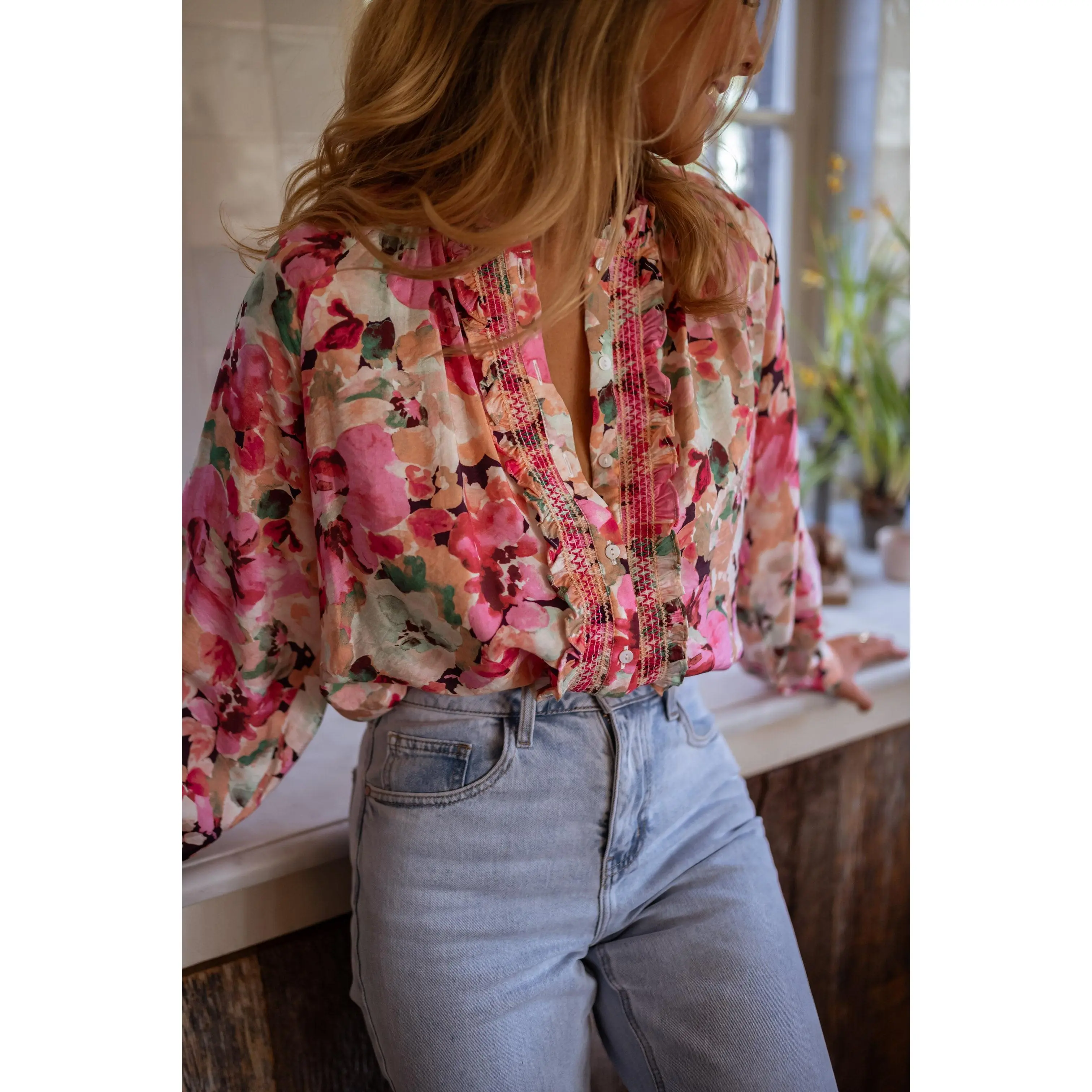 Floral Elvina Blouse