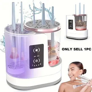 3-In-1 Makeup Brush Cleaner Dryer, Makeup Brushes Cleaner, USB Powered Quick Disinfection & Drying, Travel Portable Design, Ideal Gift for Beauty Enthusiasts
